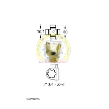 FORC.PULSANTE 30.2X80...