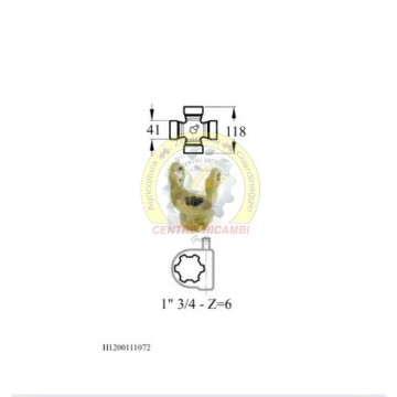 FORCELLA 1"3/4 - Z.6 CAT 10...