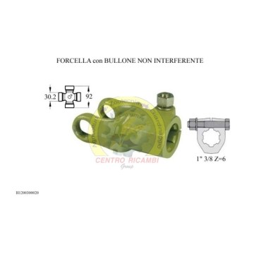 FORCELLA C/BULLONE T6 NON...