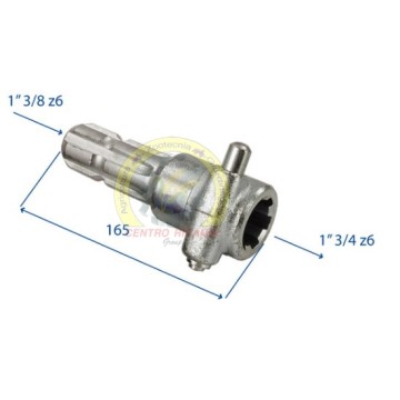 RIDUZIONE 1"3/8X1"3/4 L.165...