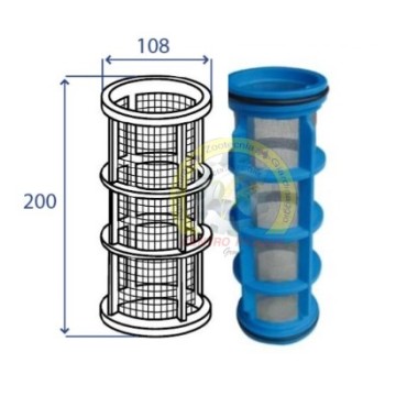 MASSA FILTRANTE INOX 50...