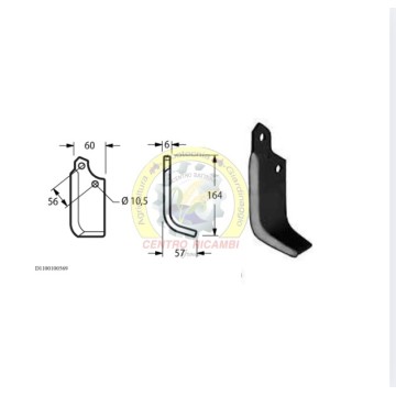 zappa dx MASCHIO tipo K 55796