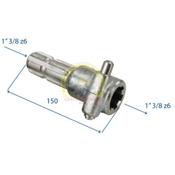 riduzione 1"3/8x1"3/8 l.150...