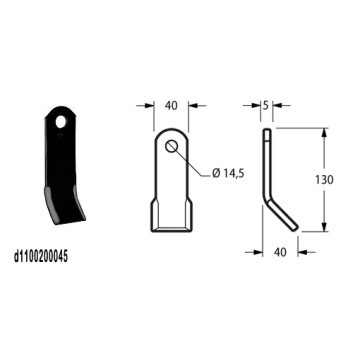 COLTEL TRINCIA D.14.5...