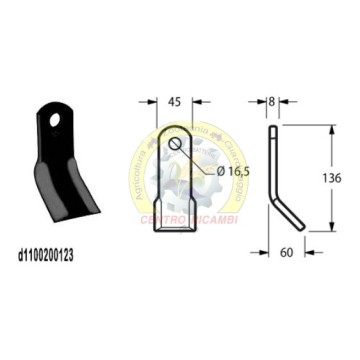 COLTELLO TRINCIA MASCHIO Y...