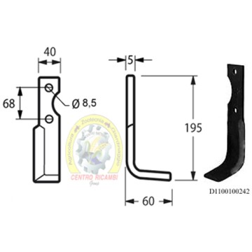 zappa sx BENASSI BL 75 n/t....