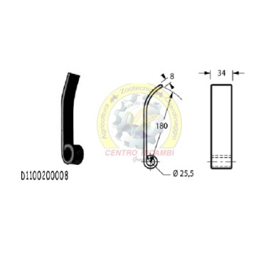 coltello  spatola 8x34...