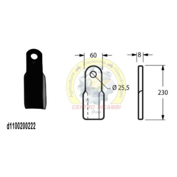 COLTELLO DIRITTO PER...