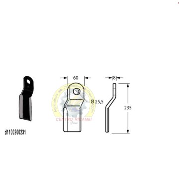 COLTELLO A ZETA TRINCIA...