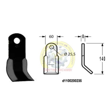 COLT.TRINCIA 60X8 D.25.5...