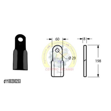 coltello trincia BERTI...