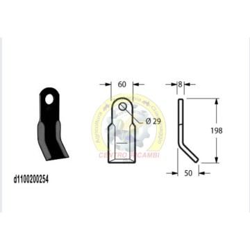 coltello trincia BERTI...