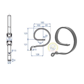 rinforzo molla 32x10 occhio...