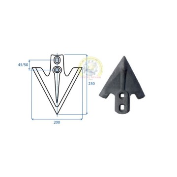 vomere a lancia 200x240 55730