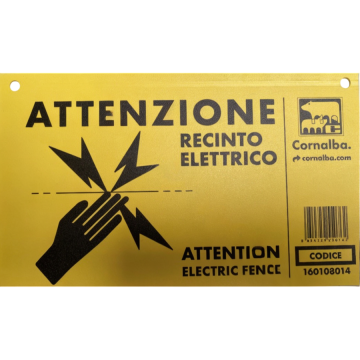 AVVISO RECINTO ELETTRIFICATO