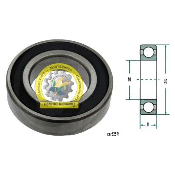 CUSCINETTO RADIALE A SFERE...