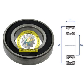 CUSCINETTO RADIALE A SFERE...