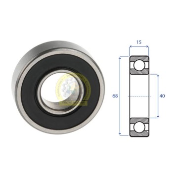 CUSCINETTO RADIALE A SFERE...