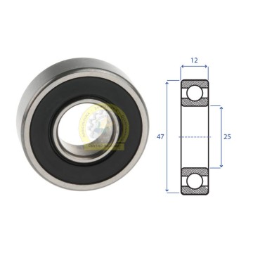 CUSCINETTO RADIALE A SFERE...