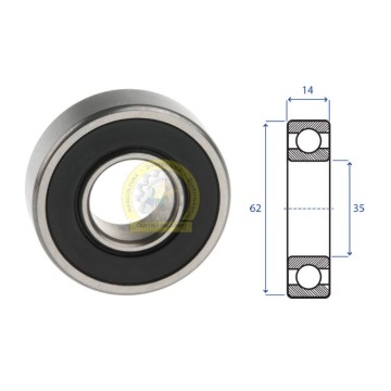 CUSCINETTO RADIALE A SFERE...
