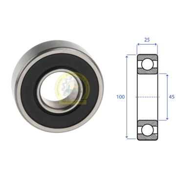 CUSCINETTO RADIALE A SFERE...