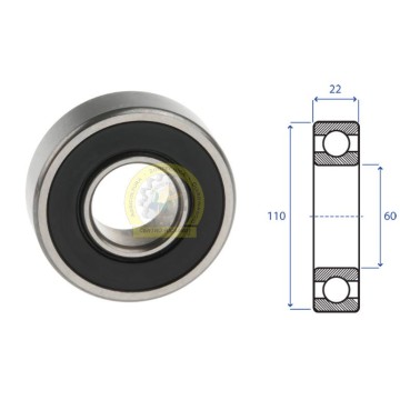 CUSCINETTO RADIALE A SFERE...