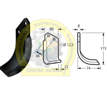 ZAPPA FRESA BCS CURVA SX